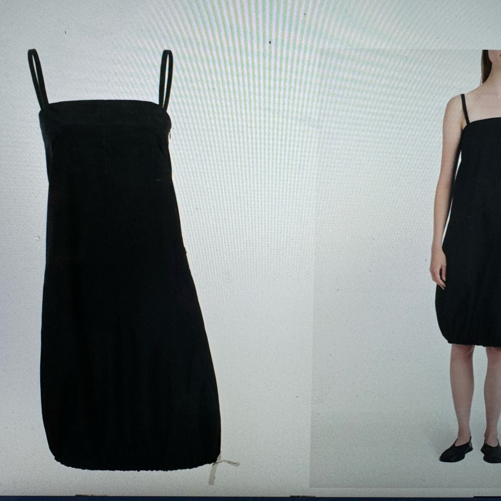 Jacqueline dress poplin fabric. True to size